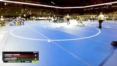 113 Class 2 lbs Cons. Round 2 - Connor Farmer, California vs Logan Bates, Excelsior Springs