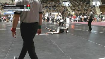 7A 106 lbs Quarterfinal - Tristan Scott, Robertsdale vs Cooper Manderson, Smiths Station Hs