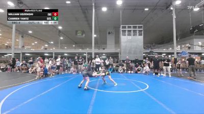 68 lbs Round 5 (6 Team) - Camren Yantz, Outlaws K-6 vs William Uszenski, Empire WC