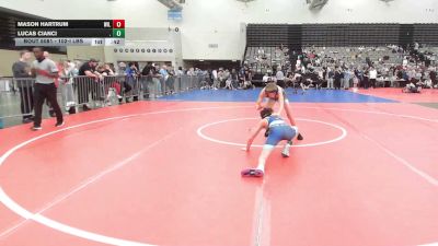 102-I lbs Consi Of 8 #1 - Mason Hartrum, Wilson vs Lucas Cianci, .