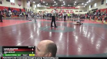 120 lbs Round 5 - Reid Nicklay, LAW vs Lucas Goldman, Built By Brunson