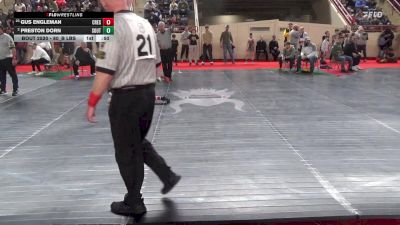 80_B lbs Quarterfinal - Gus Engleman, Crestwood vs Preston Dorn, South Park