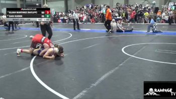 126 lbs Cons. Round 1 - Dan Kuder, Halstead vs Elijah Martinez (Ratliff), Maize