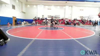 120 lbs Rr Rnd 3 - Rusty Richardson, Choctaw Ironman Youth Wrestling vs James Carper, Tecumseh Youth Wrestling