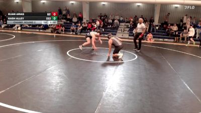 184 lbs Champ. Round 2 - Elian Arias, Northern Oklahoma College-Tonkawa vs Kash Alley, Colby Community College