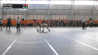 110 lbs Finals (2 Team) - Zach Harris, CP Wrestling vs Jacob Puma, Donahue WA