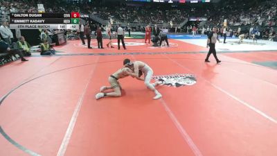 5th Place Match - Dalton Dugan, Central Valley vs Emmett Kadavy, Aquinas Catholic