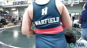 130-140 lbs Consolation - Jackson Machell, Husky WC vs Dominic Foster, Cushing Tigers