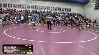 130 lbs Quarterfinal - Taylor Hoskins, Center Point-Urbana vs Brooklyn Mitchell, South Tama County