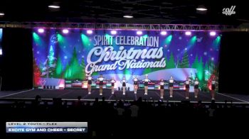 Excite Gym and Cheer - Secret [2025 L2 Youth - Flex] 2025 Spirit Celebration Christmas Grand Nationals