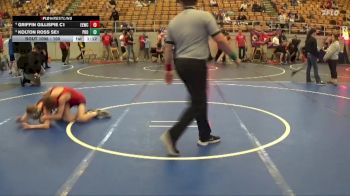 100 lbs 3rd Place Match - Griffin Gillispie C1, Eastwood Eagles Wrestling Club vs Kolton Ross SE1, Prodigy