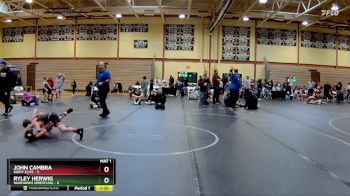 64 lbs Round 7 (10 Team) - John Cambra, Diddy Elite vs Ryley Herwig, Warhawks Wrestling