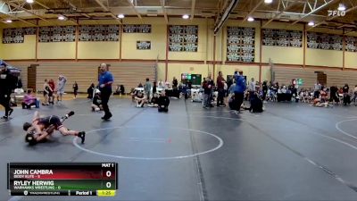 64 lbs Round 7 (10 Team) - John Cambra, Diddy Elite vs Ryley Herwig, Warhawks Wrestling