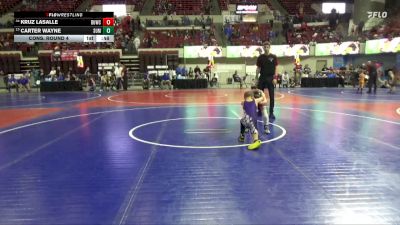 58 lbs Cons. Round 4 - Kruz LaSalle, Havre Wrestling Club vs Carter Wayne, Laurel Matburners
