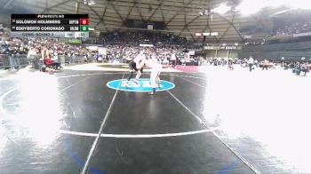 Boys 1B/2B 175 Cons. Round 3 - Eddyberto Coronado, Highland vs Solomon Holmberg, Davenport