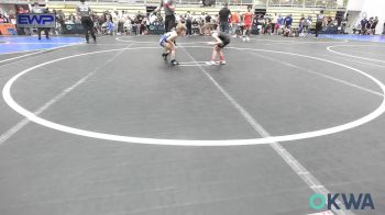 43 lbs Quarterfinal - Truett Marlatt, Woodward Youth Wrestling vs Kolter Short, Newkirk Takedown Club