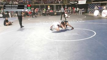D 2 132 lbs 5th Place Match - Cooper Richard, Comeaux vs Rasean Murray, New Orleans Military & Maritime