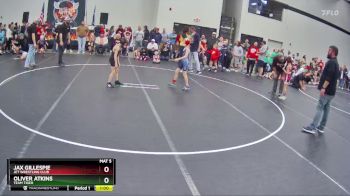 58 lbs Round 1 - Oliver Atkins, Team Tiger vs Jax Gillespie, JET Wrestling Club