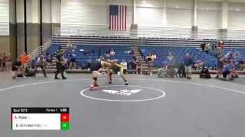 223 lbs Semifinal - Brentan Simmerman, Little Miami Wrestling Club vs Alex Rose, Terre Haute South