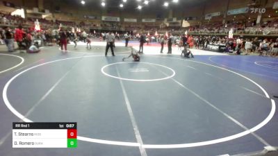 50 lbs Rr Rnd 1 - Teagan Stearns, Ridge WC vs Dante Romero, Duran Elite