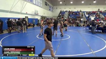 138 lbs Cons. Round 5 - Daniel Hernandez, South Torrance High School vs Jacob Owen, Servite High School Wrestling