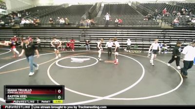 153 lbs Cons. Round 7 - Isaiah Trujillo, Hurricane High School vs Easton Keel, Uintah Wrestling