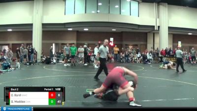 170 lbs Round 1 (6 Team) - Garron Maddox, Contenders Wrestling Academy Blue vs Conner Byrd, Believe To Achieve WC