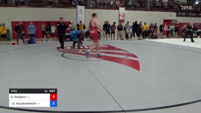 97 kg Consi Of 8 #2 - Dakoda Rodgers, Upj vs Garavous Kouekabakilaho, Viking Wrestling Club (IA)