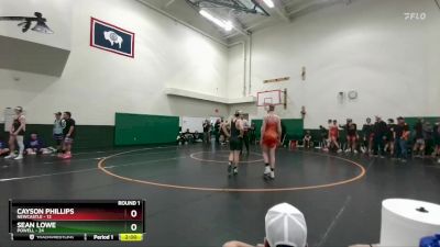 126 lbs Round 1 (6 Team) - Sean Lowe, Powell vs Cayson Phillips, Newcastle