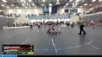 120 lbs Cons. Round 4 - Carter Balmforth, Shelley vs Caleb Morrison, Star Valley