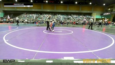 52 lbs Consi Of 8 #2 - Derek Jimenez, Red Wave Wrestling vs Tanner Houck, Oroville Rattlers