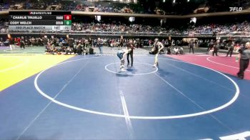 6A 126 lbs 3rd Place Match - Charlie Trujillo, Austin Vandegrift vs Cody Welch, Bryan