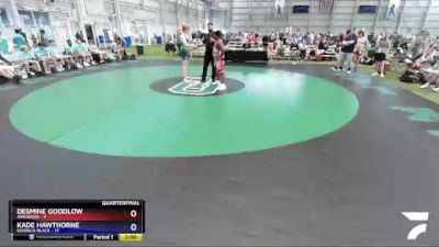 220 lbs Quarters & 1st Wb (16 Team) - Desmine Goodlow, Arkansas vs Kade Hawthorne, Georgia BLACK