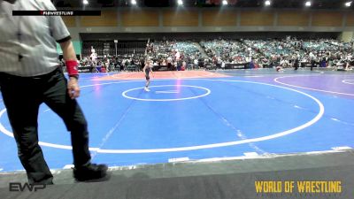 40 lbs Quarterfinal - Kiana Bustamante, Victory vs Coraline Sierra, Mantanona TC