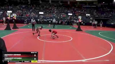 84 lbs Champ. Round 1 - Terrance Nyundu, Unattached vs Anthony Erminio, CHW1