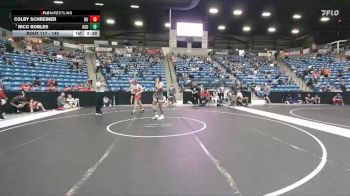 149 lbs Champ. Round 2 - Rico Robles, Arizona Christian University vs Colby Schreiner, Newman