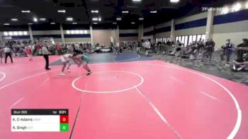 138 lbs Consi Of 32 #2 - Kaihi Cobb-Adams, GrapplersHi vs Avian Singh, Victory WC