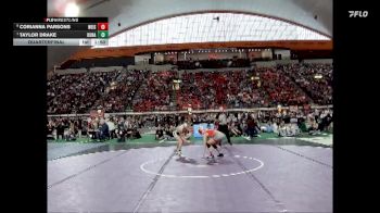 G 107 lbs Quarterfinal - Taylor Drake, Kuna vs Corianna Parsons, Weiser