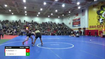 215 lbs Cons. Round 5 - Ezra Kerns, Dublin Coffman vs Ben Sawaya, Perrysburg