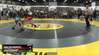 80 lbs 2nd Wrestleback (8 Team) - Logan Rowlands, CP Wrestling Academy vs Vince Von Bernewitz, M2 Blue (NJ)