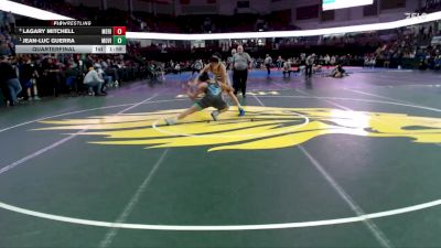 190 lbs Quarterfinal - Jean-Luc Guerra, Mountain View vs LaGary Mitchell, Meridian