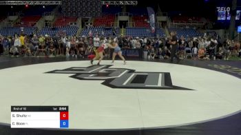 112 lbs Rnd Of 16 - Sophia Shultz, Nebraska vs Clare Booe, Florida