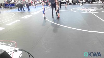 40 lbs Consi Of 8 #2 - Robert Cole Rainbolt, Pitbull Wrestling Academy vs Esther Nealy, Berryhill Wrestling Club