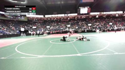 100 lbs Champ. Round 1 - Jameson Blakey, CRW3 vs Chase Colwell, GGBA