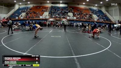 175 lbs Quarterfinal - Evan Socha, Loyola-Blakefield vs Patrick Krivosh, Calvert Hall College