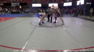 285 lbs Semifinal - Brandon Healy, Havre Wrestling Club vs Blaine Wallace, Catahoula Wrestling