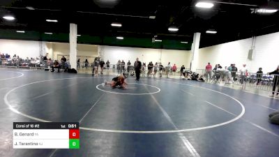 90 lbs Consi Of 16 #2 - Brady Genard, PA vs John Tarantino, NJ