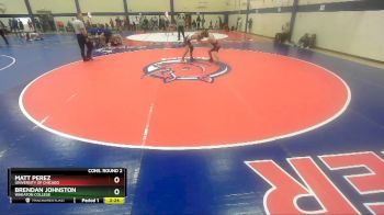 125 lbs Cons. Round 2 - Matt Perez, University Of Chicago vs Brendan Johnston, Wheaton College