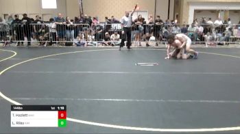 144 lbs Round Of 128 - Tanner Hazlett, War Wc vs Lucas Riley, Rim