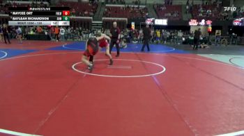 130 lbs Cons. Round 4 - Maycee Ort, Fort Benton Longhorn Wrestling vs Bayleah Richardson, Summit Wrestling Club